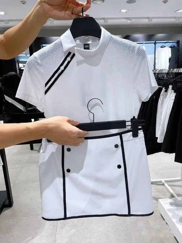 2026 New  Ladies Golf Suit Quick Dry Breathable Short Sleeve Shirt Skirt Fashion Women Golf Dresses Set