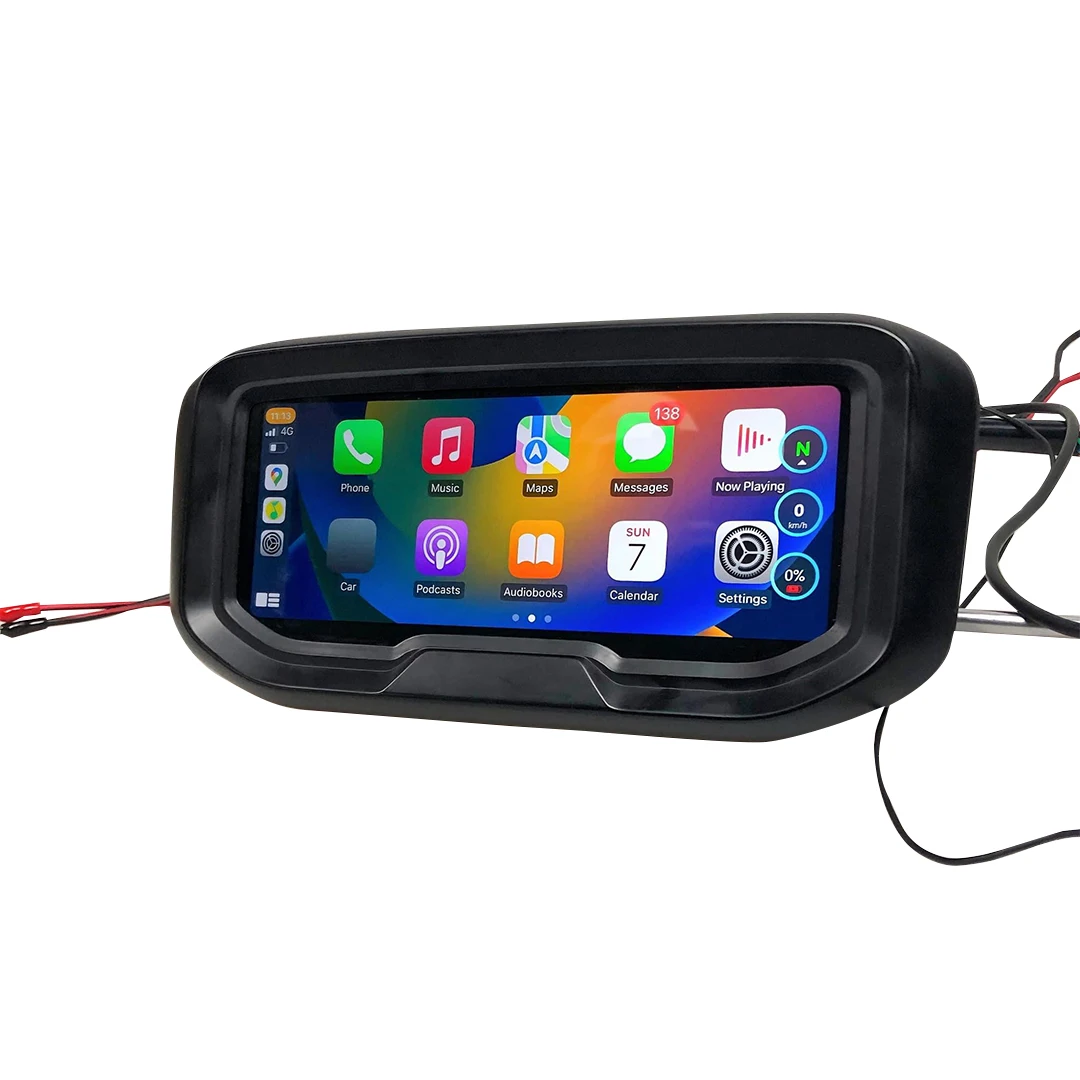 6.86 Customized TFT Digital Motorcycle Board Display Speedometer with Google Navigation for Fardriver | EV Compatible