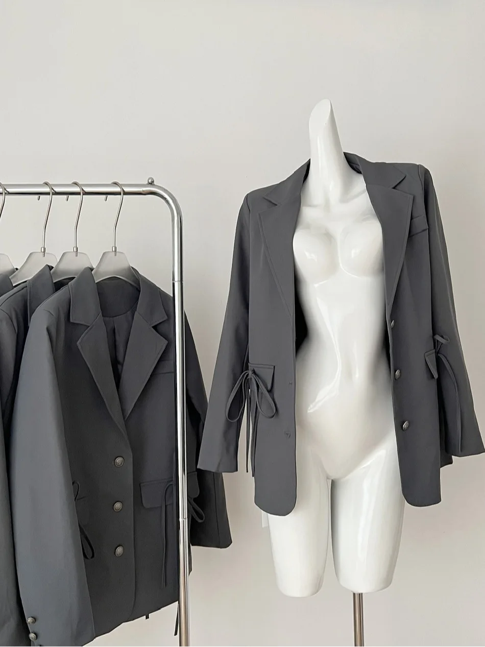 بدلة اي غير رسمية Jaet للسيدات فضفاضة ومريحة وقابلة للتنفس ملمس فضفاض لخريف 2025 Sle ملابس يومية غير قابلة للتطابق #2