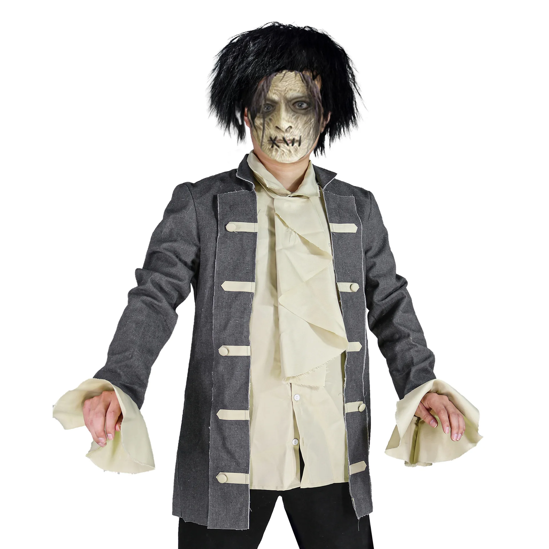 Child Adult Billy Butcherson Cosplay Costumes Anime Movie Witch Madness Halloween Stage Wear Men Women Uniforms Coat Shirt Suit