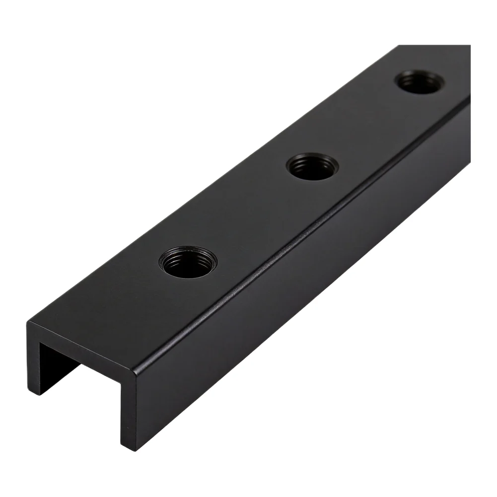 Black 30 Type T Track 300-600mm Aluminum Track Woodworking T Slot T Track T Slot Woodworking Tool Accessories Aluminum Track