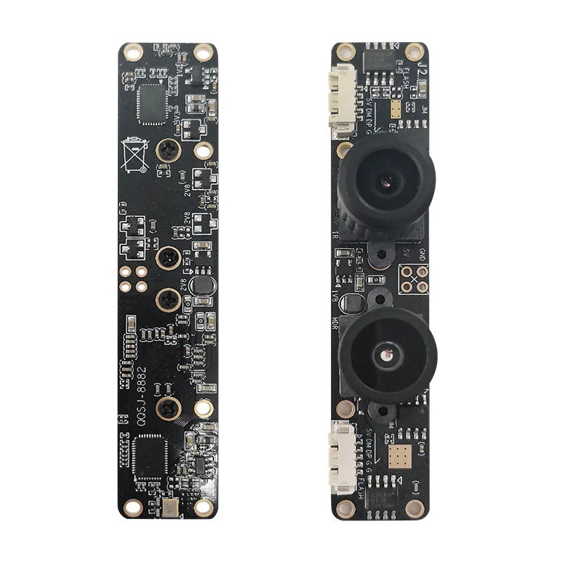 F22 AR0230 Wide Dynamic Ai Face Tracking 1080P 3d Depth Vision Dual Lens Usb Camera Module Mjpeg Ir Camera
