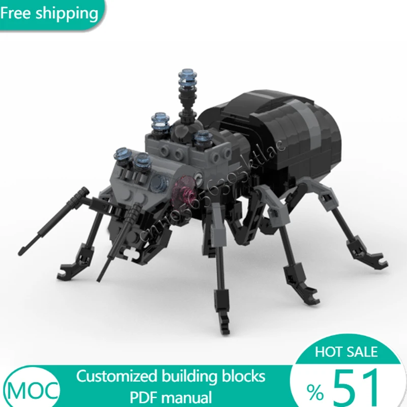 362 PCS Insect The Infected Ant Queen MOC Customize Modular Building Block Design Technology Popular DIY Boys Toy Christmas Gift