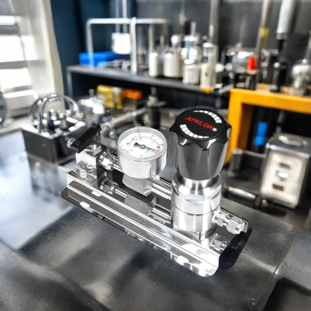 

WL400 Двухступенчатый регулятор азота высокого давления, панель управления, вторичная клемма, регуляторы давления в коллекторе