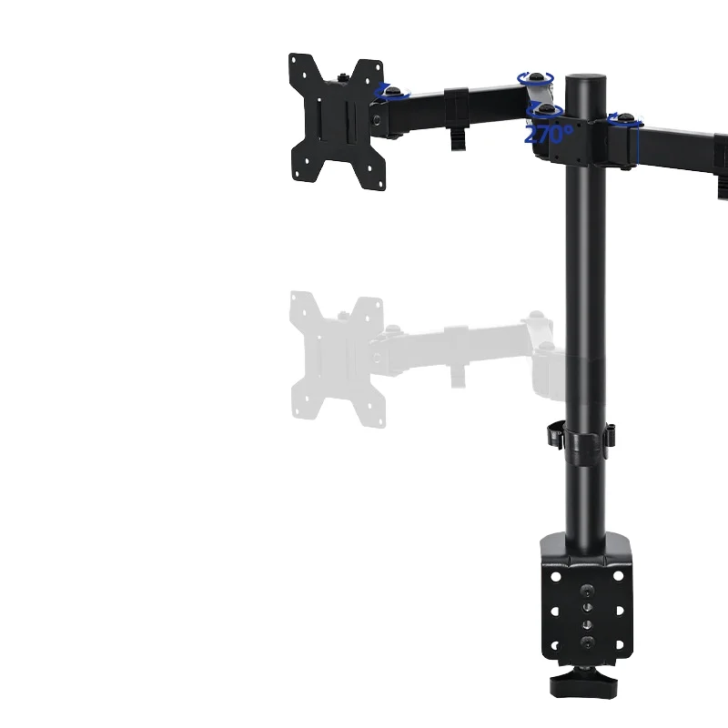 Customized Multi-Angle Rotating Laptop Rack and Punch-Free Lifting TV Bracket New Metal Table Clip Monitor Arm