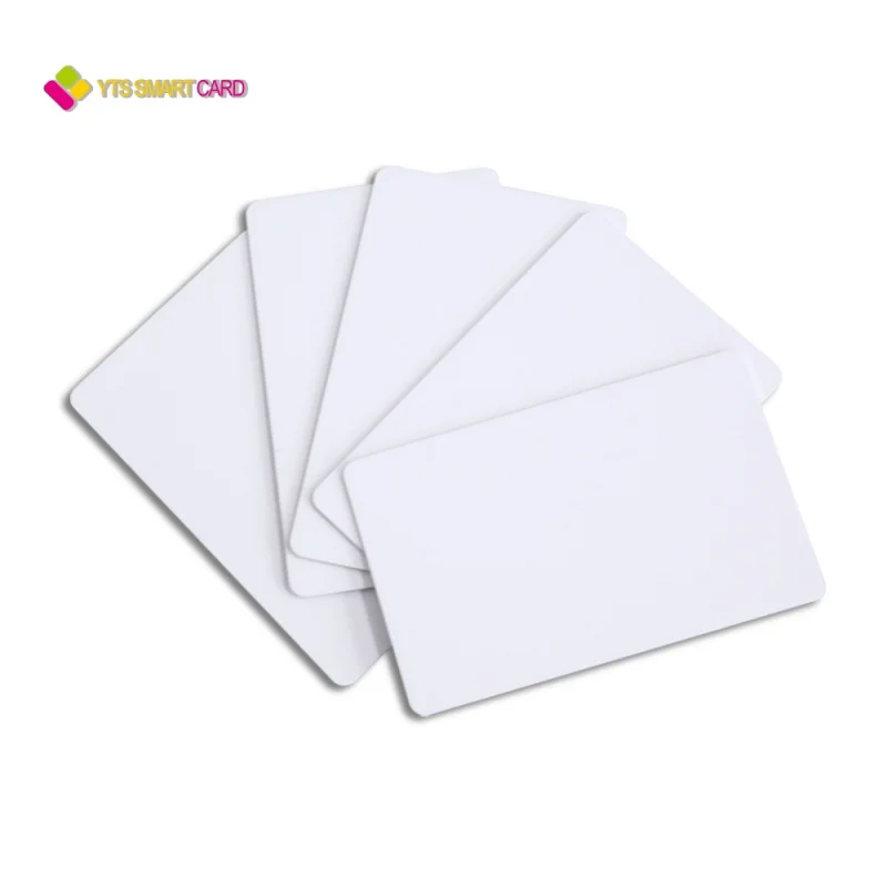 100pcs a lot YTS factory price wholesale white pvc cards student id card