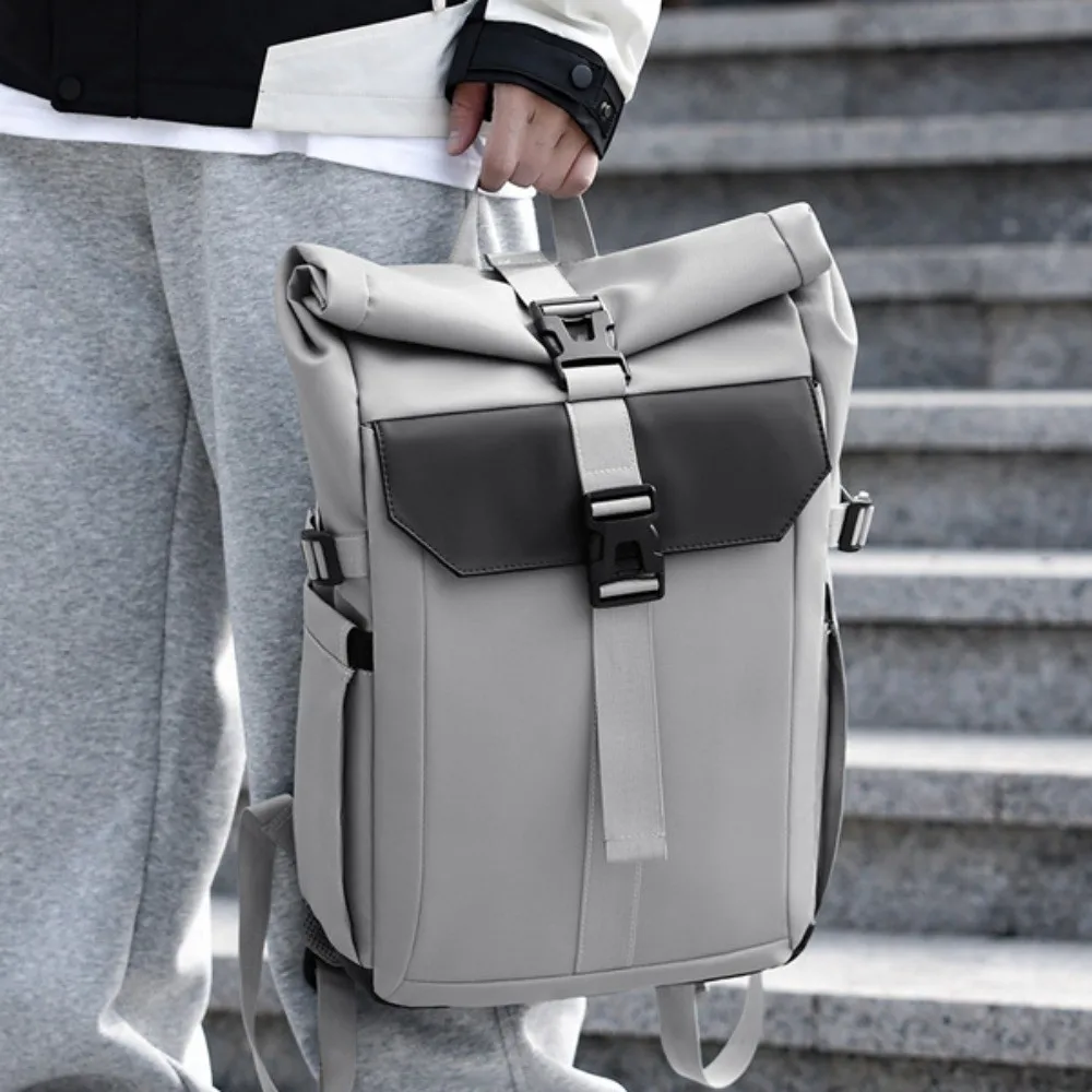 กระเป๋าเป้สะพายหลังผู้ชายขนาดใหญ่ น้ำหนักเบา พกพาสะดวก สำหรับเดินทาง หลายชั้น กันน้ำ ใส่แล็ปท็อปได้ เหมาะสำหรับนักศึกษา