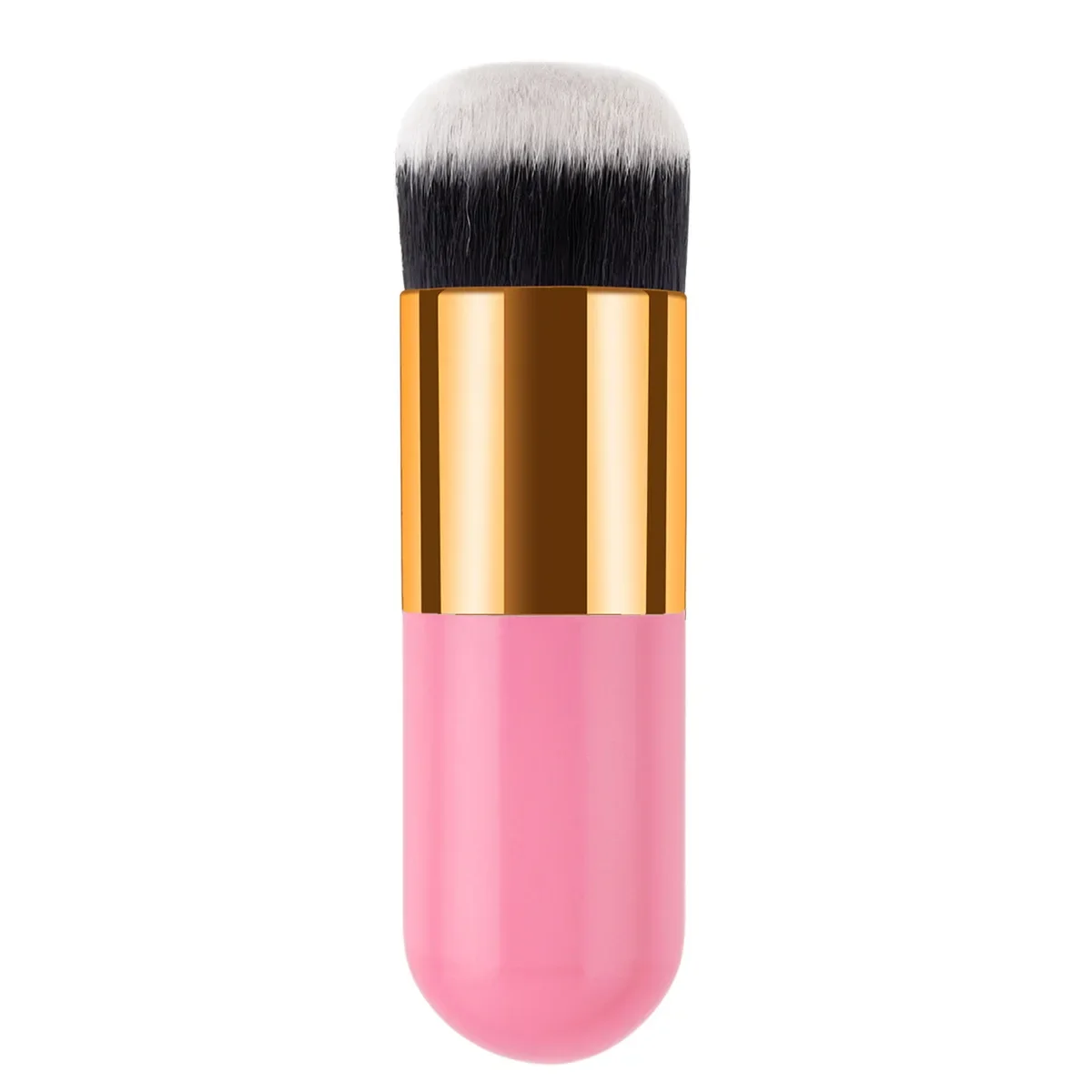 1 unidad de brocha de maquillaje en polvo suave, colorete, base, brocha de maquillaje portátil para mujer, herramienta cosmética, maquillaje cosmético, brocha individual grande para el rostro