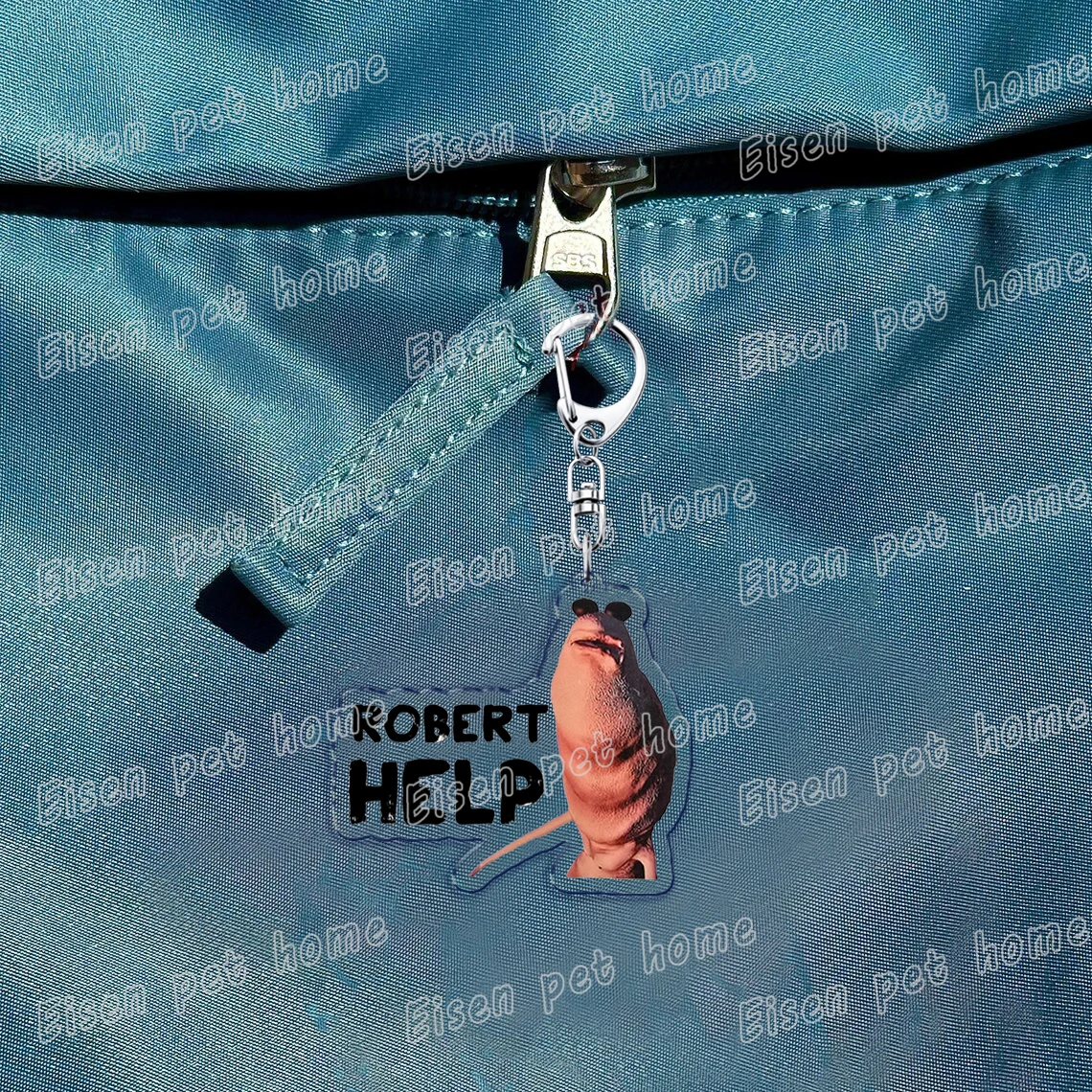 مضحك الإبداعية شخصية ماركوس المفاتيح الاكسسوارات حقيبة سحر لطيف المرأة ألعاب Keyrings مجوهرات المشجعين الأصدقاء هدية