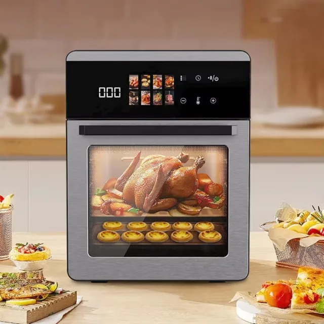 Air Fryer 16L-20Liter Double Stack Multifunctional Low Moq 1 Pcs Smart Digital Electric Hotel Large Capacity Air Fryer 1