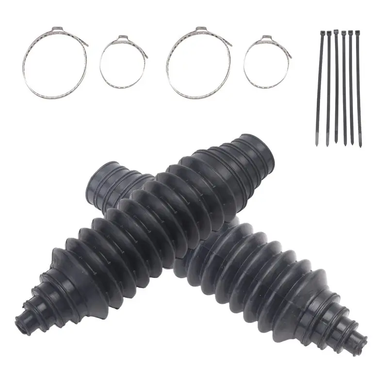 Car Universal Steering Rack And Pinion Boot Steering Rack Boot Tool Kit, Dustproof Silicone Inner Tie Rod Boot Set-A28K