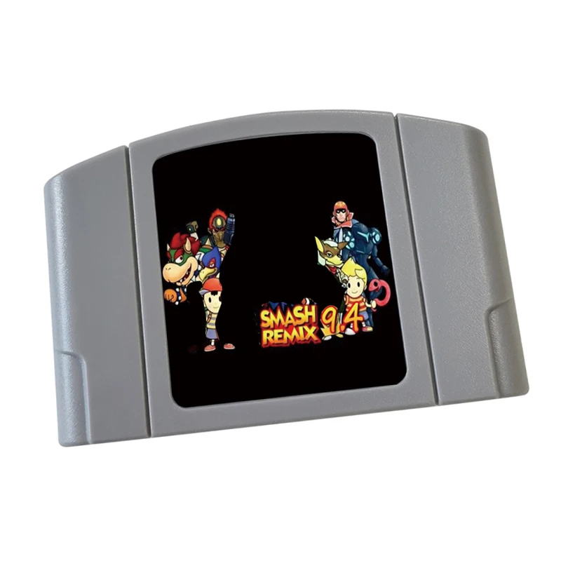 بطاقة خرطوشة ألعاب الفيديو Smashremix94 - موديل متوافق N64 - الإنجليزية - النسخة الأمريكية