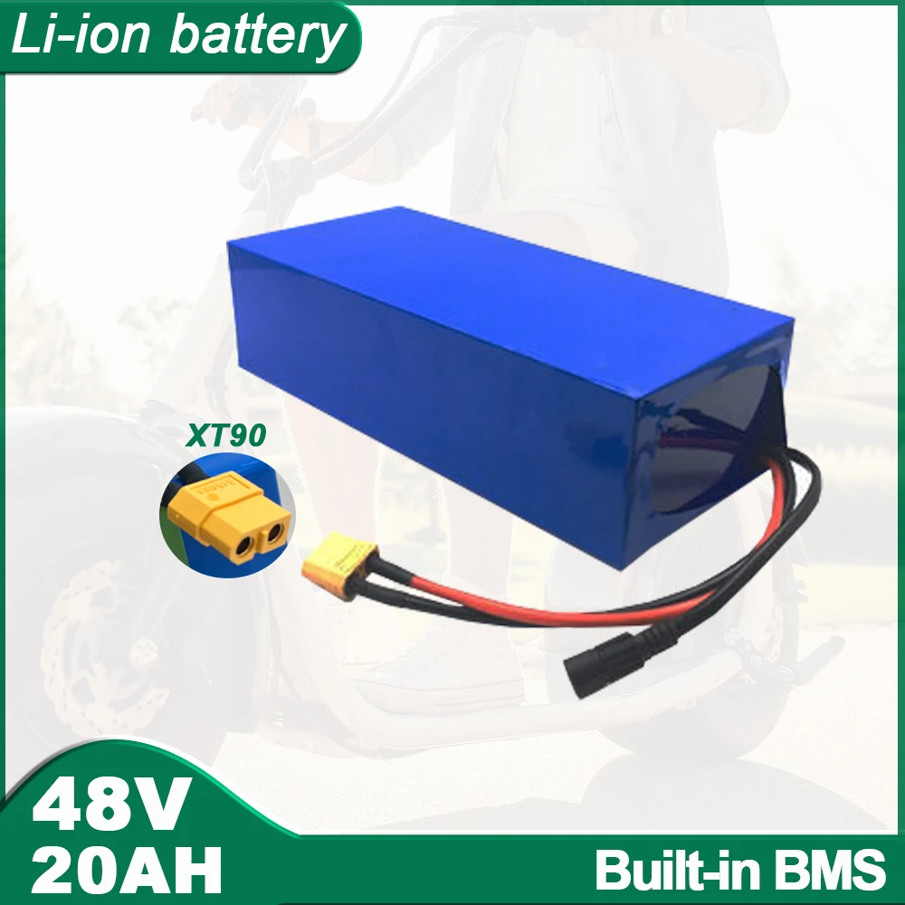 SEENRUY 48V 20AH Li-ion With XT90 Plug Lithium Polymer Battery Pefect For E-bike Bicycle AGV Electric Scooter