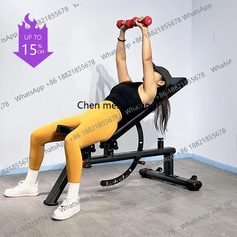 A49 Heavy Duty Adjustable Dumbbell Bench with Incline/Decline Positions Gym Grade Workout Station