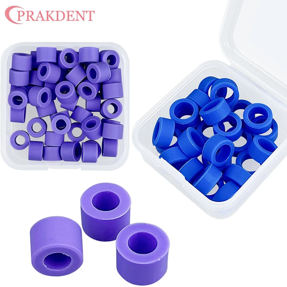 

Dental Code Rings Silicone Color Recognition Circle Colorful Ring Fit All Hand Instrument Marker Distinction Circle 25Pcs/box