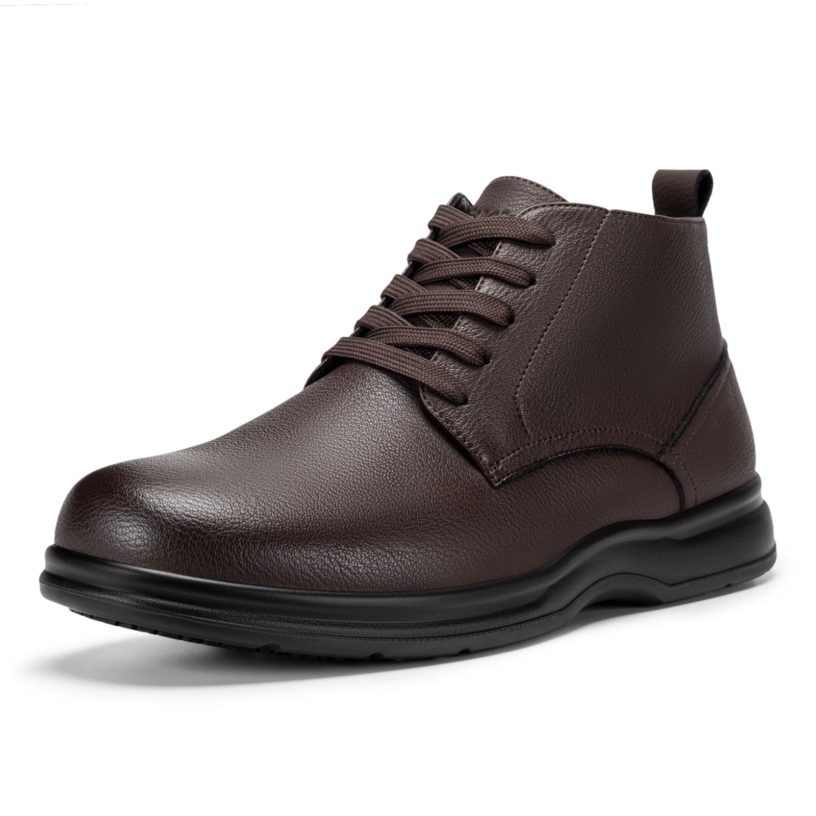 FitVille Men's Extra Wide Toe Boots Zipper Casual Business Dress Formal Boot Comfort Wedding Shoes for Men Arch Support Winter