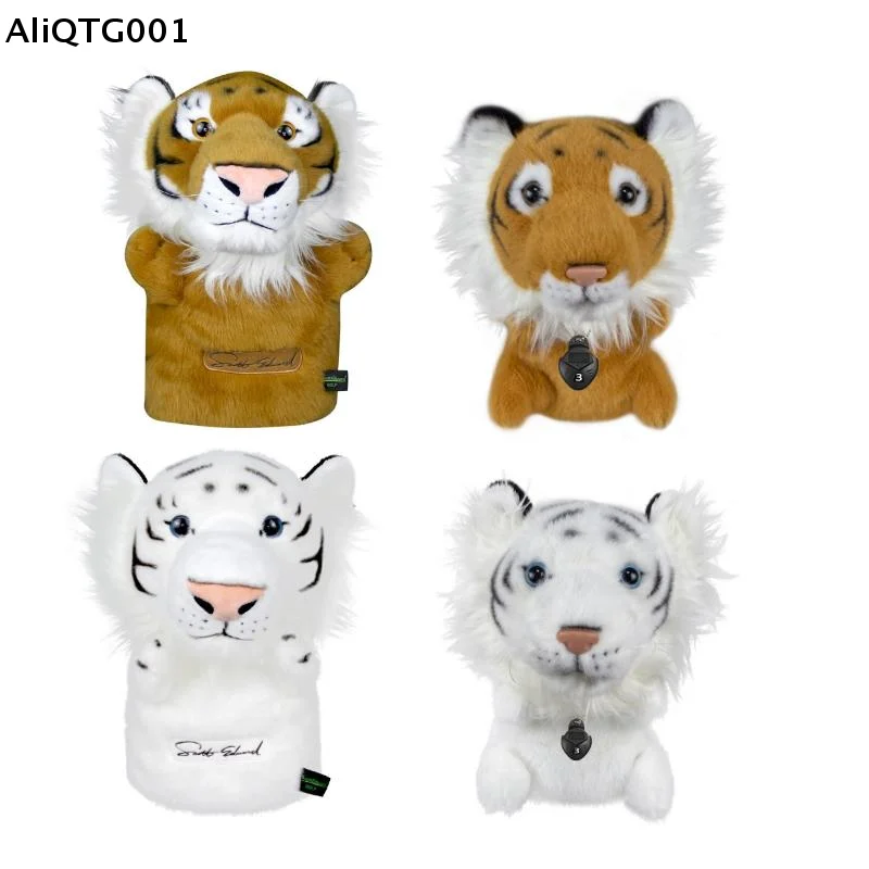 Cute Plush Animal Golf Club Head Covers - Fashionable & Beautiful Driver Protection 1/3/5