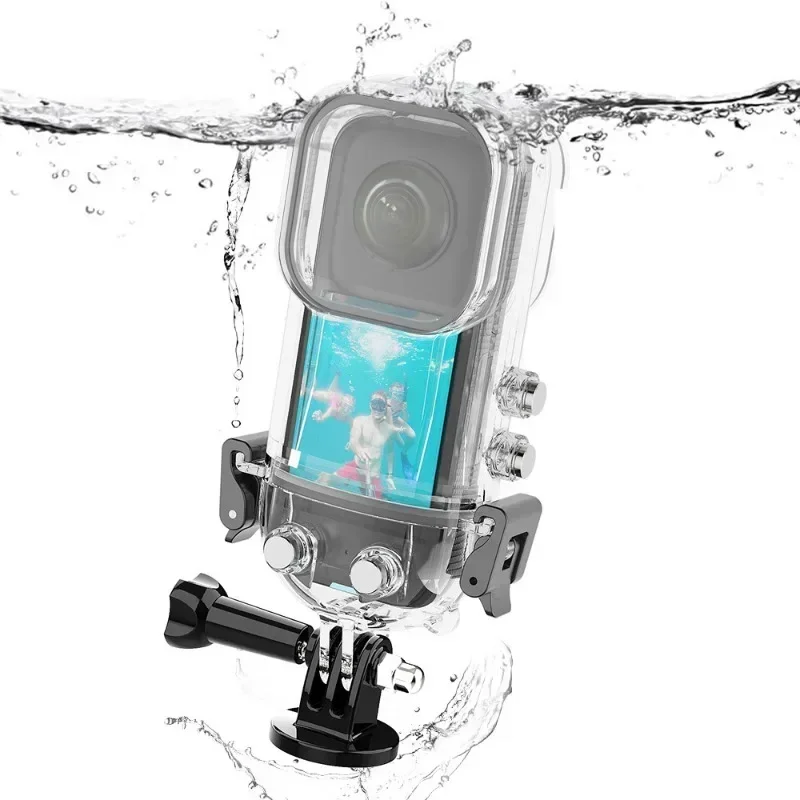 

For Insta360 Dive Case Waterproof Housing For Insta 360 X3 Underwater Protection Box Panoramic Action Camera Accessories