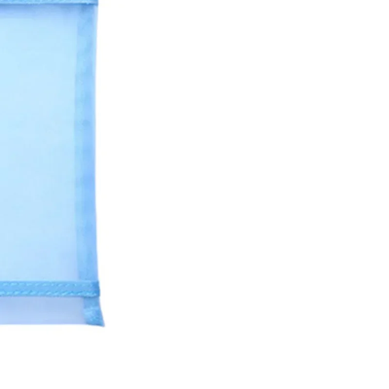 A4 A5 A6 Portable Double-layer Mesh Zipper File Bag Transparent Student Test Paper Data Storage Bag Office Files Stationery