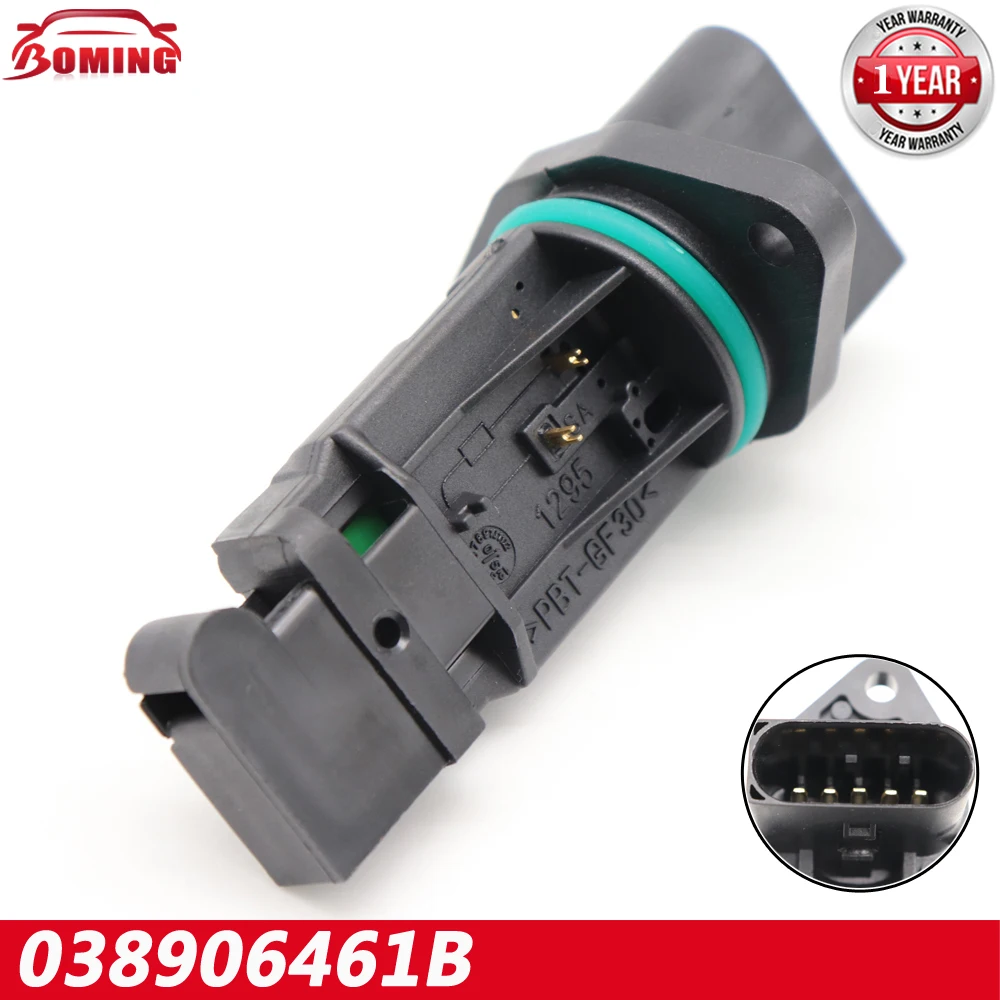 038906461B New MAF Mass Air Flow Meters Sensor For Volkswagen Bora Caddy Fox Golf Be etle Pas sat Polo Sharan Seat For Audi A3