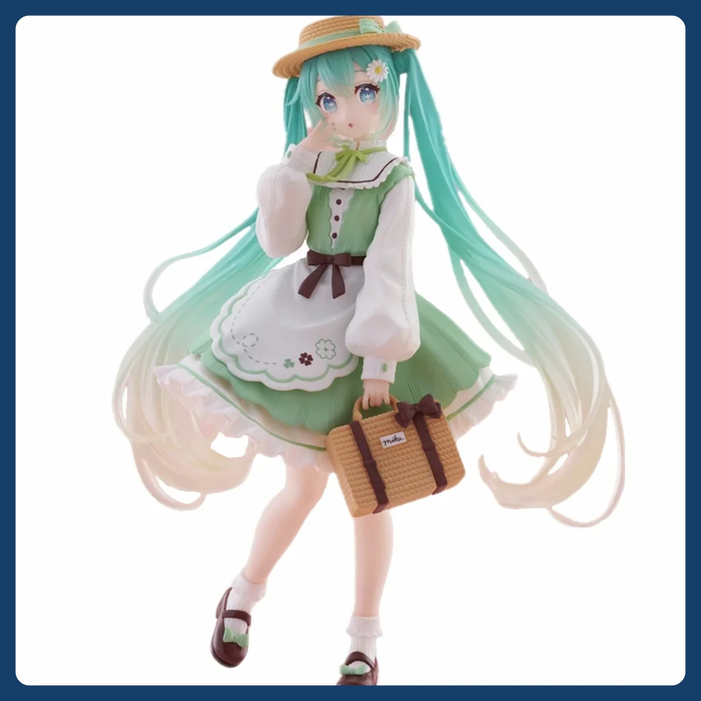 Original Taito Fashion Hatsune Miku Country Anime Figure Toys Action Figurine PVC Model Collection Doll Birthday Gift