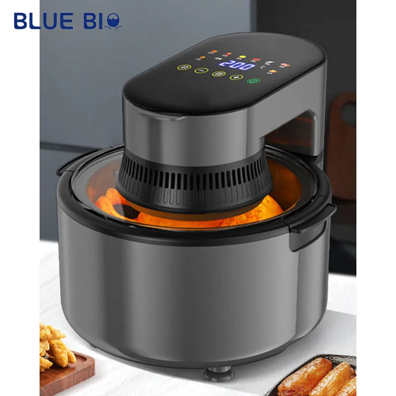 Luxury Touchscreen Voice Home Without Oil Oven 8L Intelligent Touch Control Digital Air Fryer