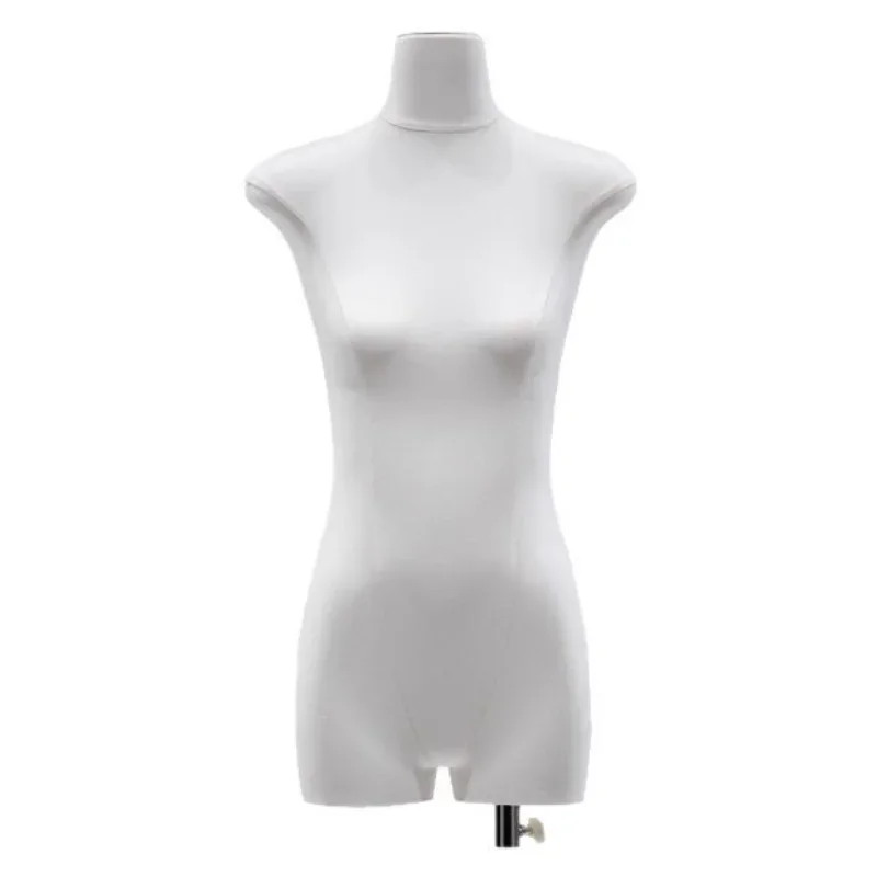 High-end clothing store flat model props women's clothing platform half-body window human body display stand platform