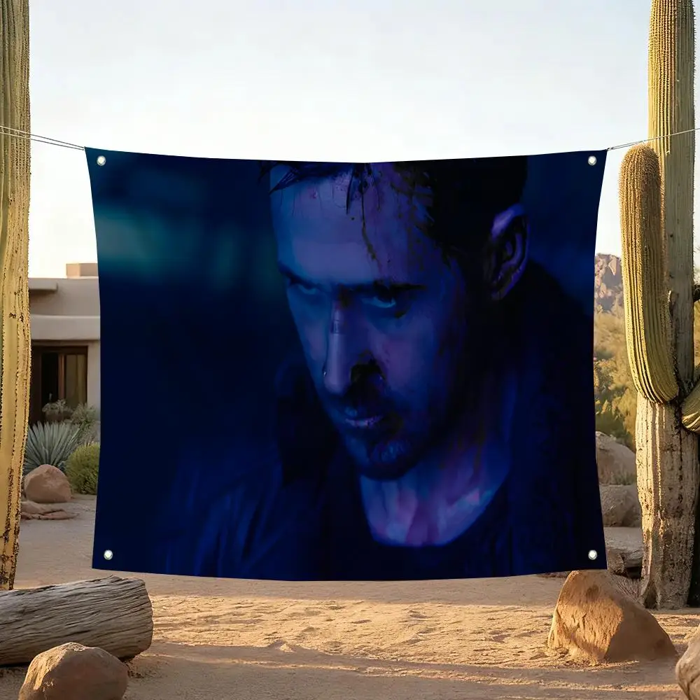 Flags Home Yard & Garden Decor Banner - Indoor Outdoor Wall Hanging Flag R-Ryan GoslingS