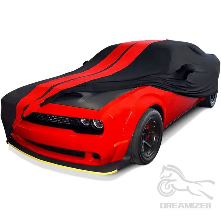 Velvet Full Car Body Cover Dust-proof Protection Cover For Any Model Of Car For Dodge Challenger Exterior Accessories