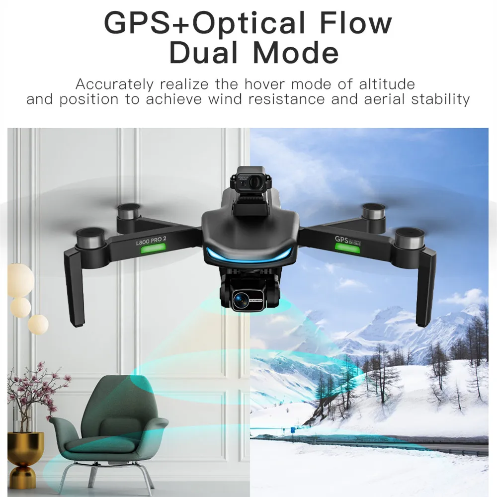 Professional Obstacle Avoidance Foldable RC Quadcopter 3-Axis Gimbal 8K Dual Camera Brushless Motor Drone 360Laser Avoidance