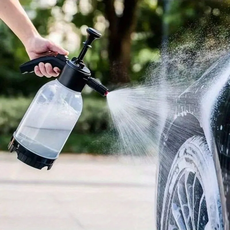 

2L Hand Pump Foam Sprayer Pneumatic Washer Foam Snow Foam High Pressure Car Wash Spray Bottle for Car Home Cleaning