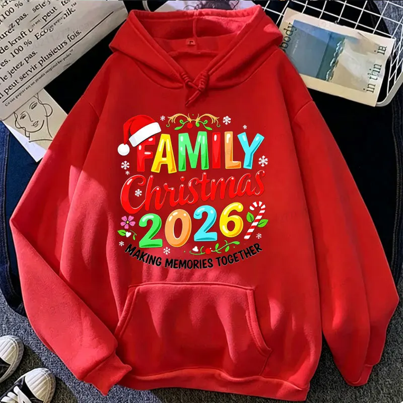 2026 Family Christmas Hoodies,family Matching Xmas Outfit Sweatshirts,making Memories Together Tracksuits,holiday Party Gifts