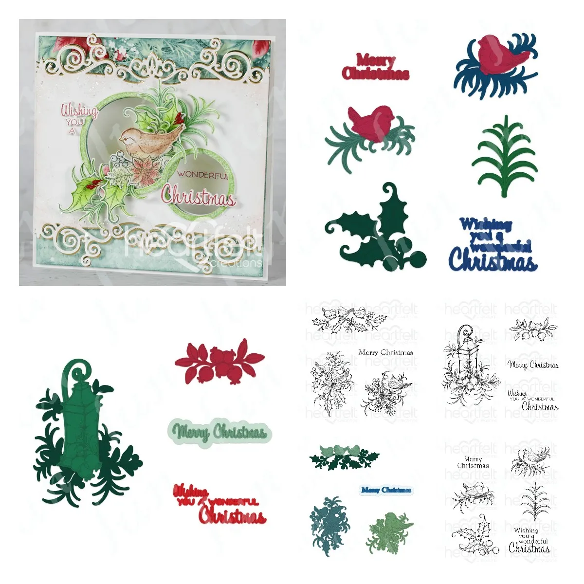 

Stamps and Dies New Arrival 2022 2023 Christmas Holly Berry Metal Cutting Dies Scrapbooking Crafts Album Template Decoration