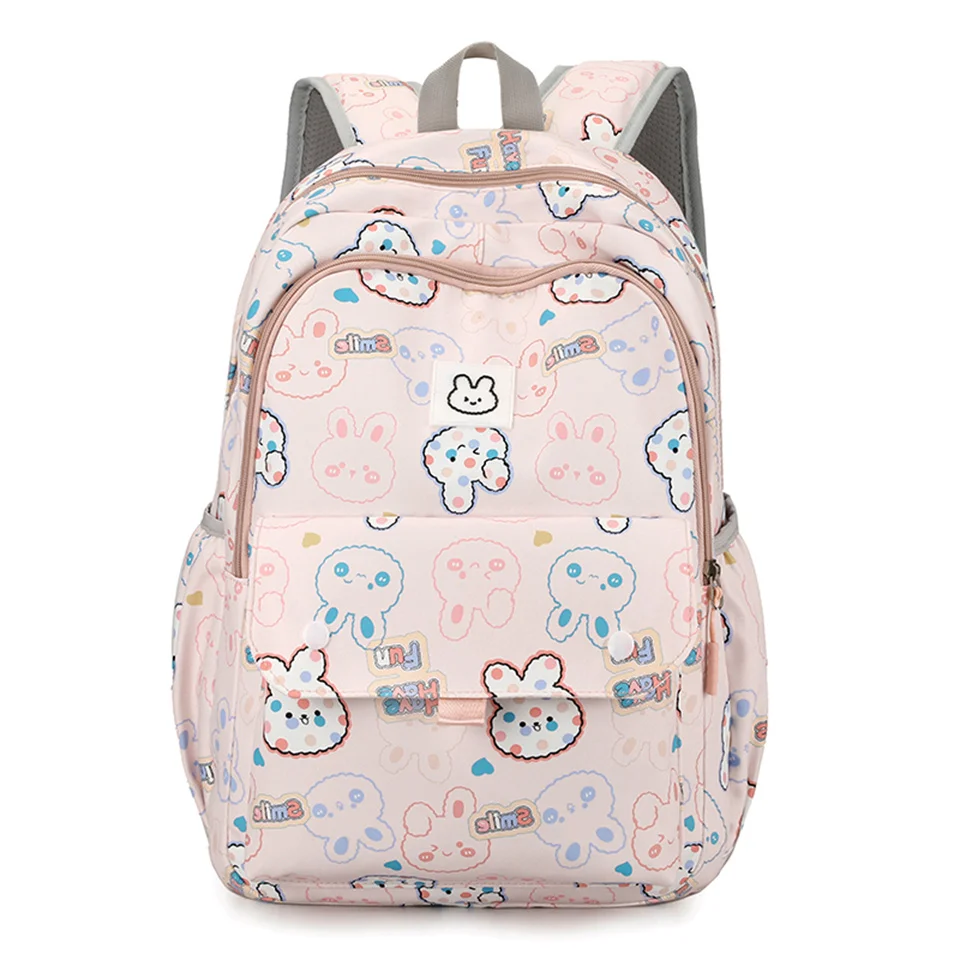 Women Backpack Nylon Ladies School Backpack for Teenager Girls Casual Travel Bag Sac Cute Cartoon Shoulder Backpack