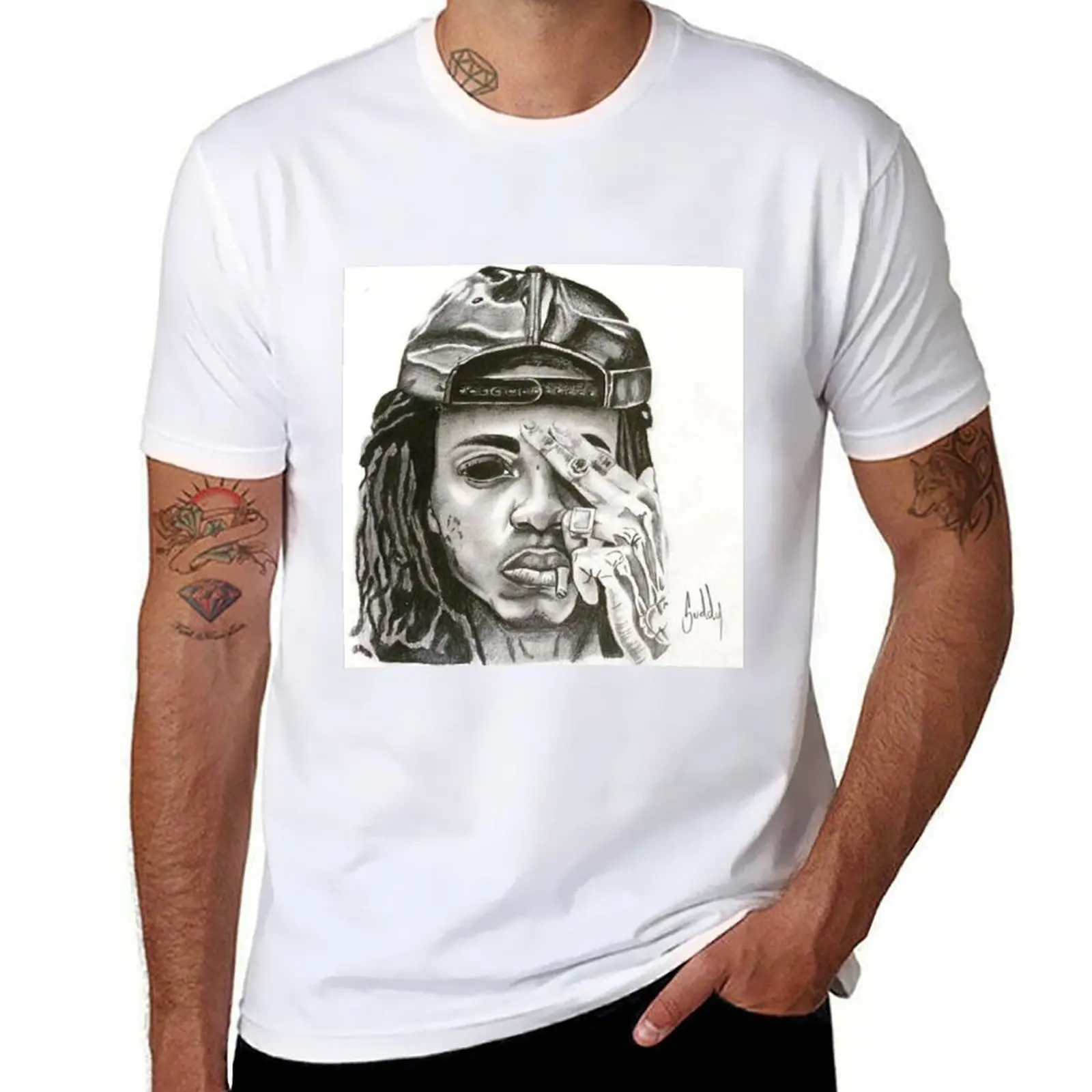 

EBAZON ALKALINE ART DRAWING T-Shirt man t shirt cotton t shirt man designer T-Shirt