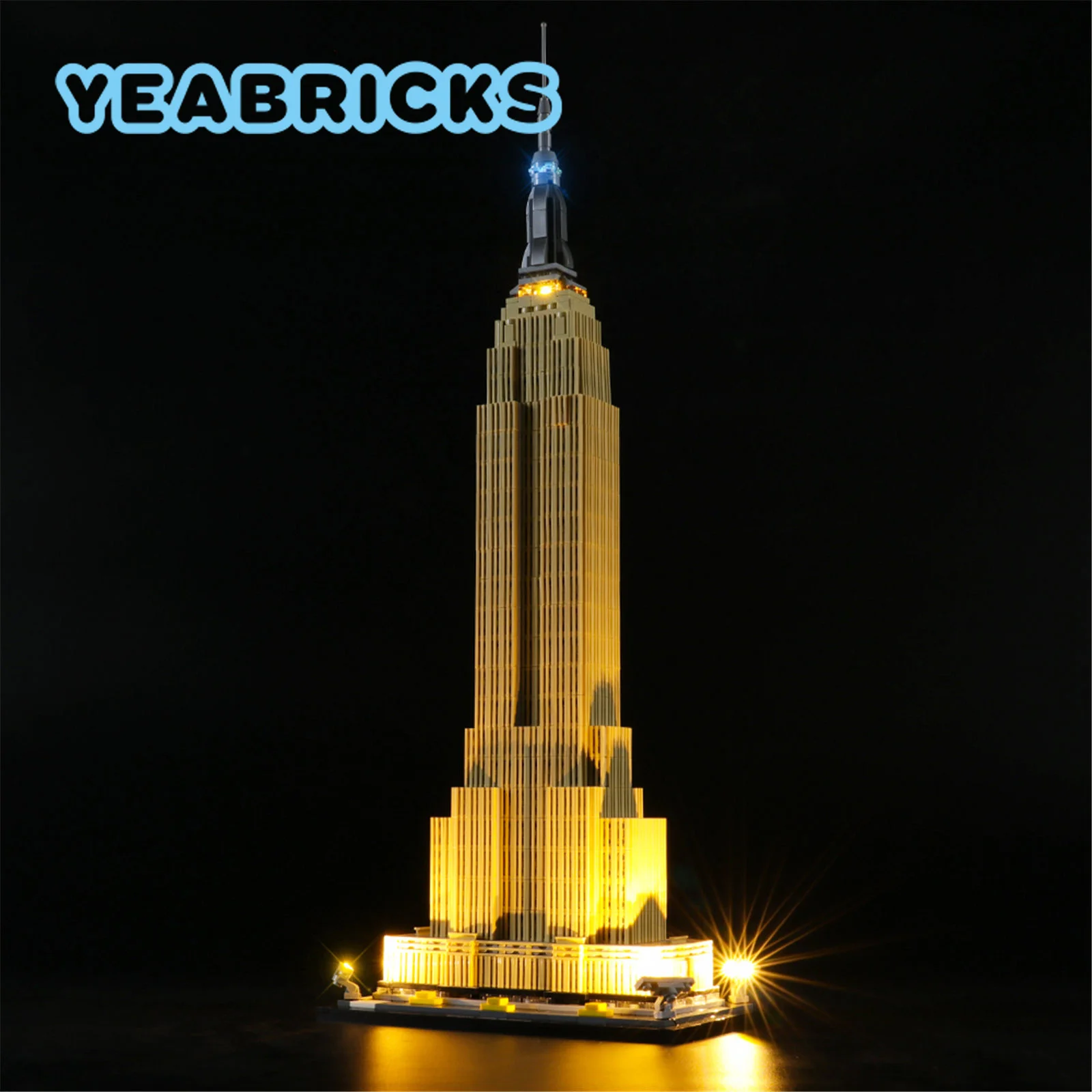 YEABRICKS LED Light Kit for 21046 Empire State Blocks Set (NOT Include the Model) Bricks Toys for Children