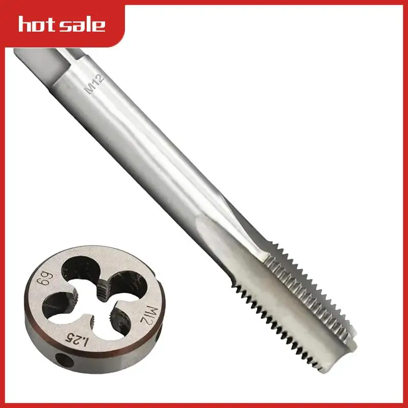 

A52I-M12 X 1.25Mm Metric Tap And Die Set Threading Tool Kit Thread Tap And Round Thread Die