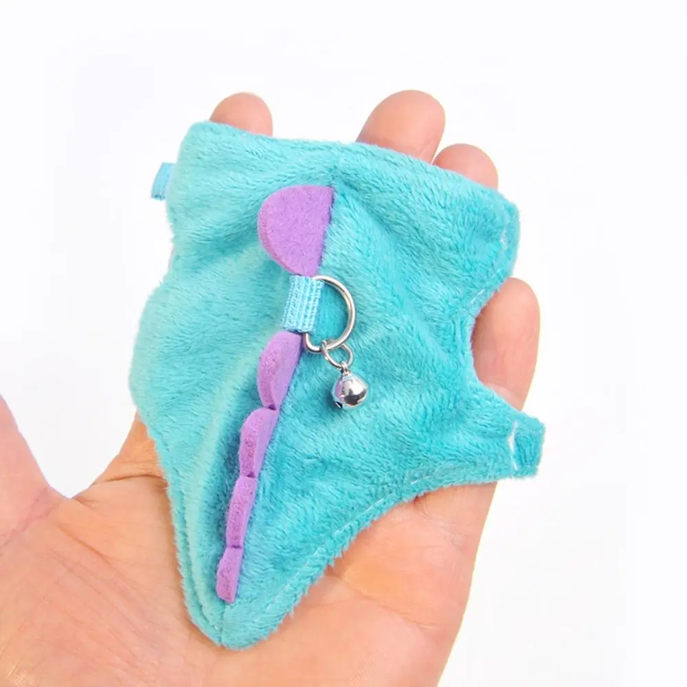 لطيف الكرتون النمس سترة تسخير قابل للتعديل التنين تصميم الهامستر شريط للصدر الفانيلا مع جرس خنزير غينيا سترة السلامة التدريب #4