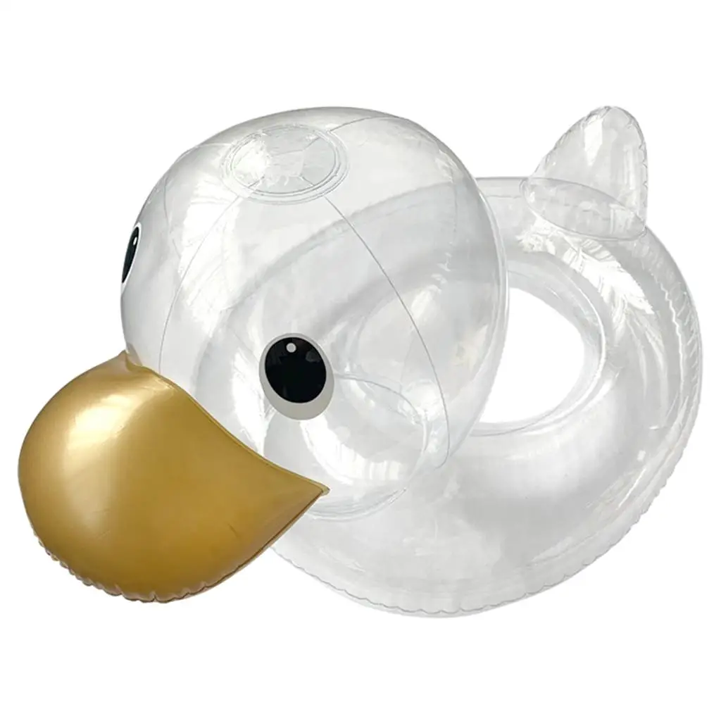 

Swimming Float Ring Duck Safe Flexible Inflatable Durable for Pool Parties