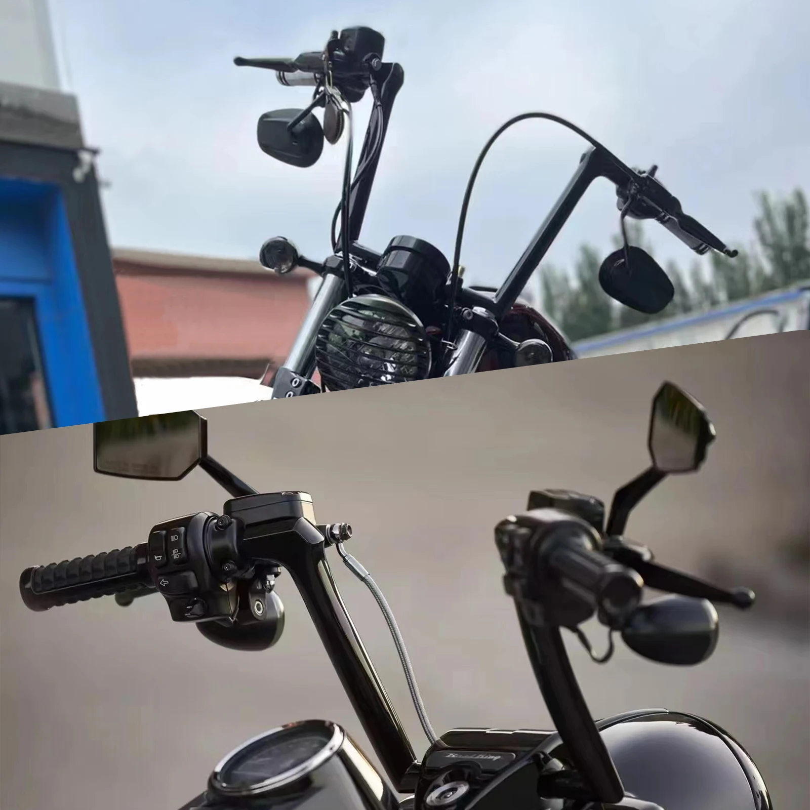 Motorcycle Fused Bagger Handlebar 14