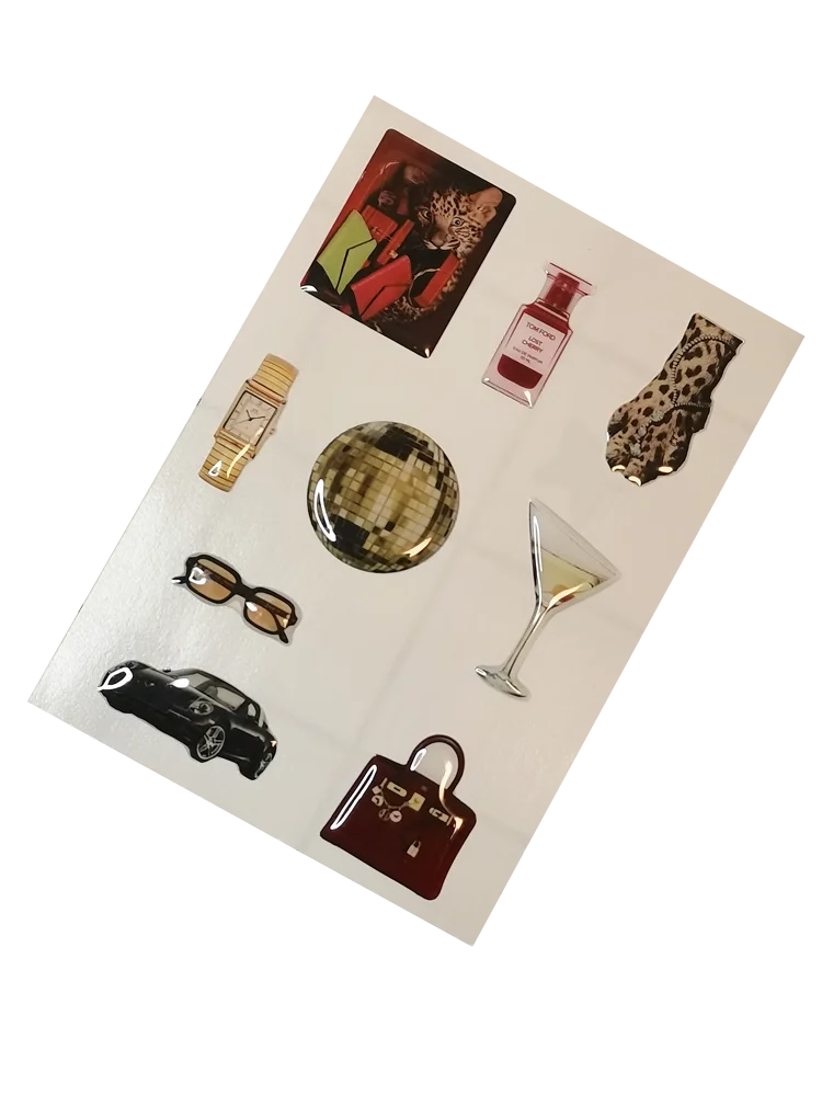 Luxury Silicone Stickers DIY Epoxy Decal for Phone