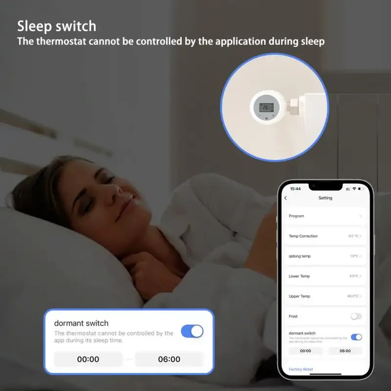 Tuya Zigequation-Thermostat Intelligent WIFI, Actionneur de Vanne Thermostatique Religieux, Contrôleur de Température, Compatible avec Alexa et Google Home