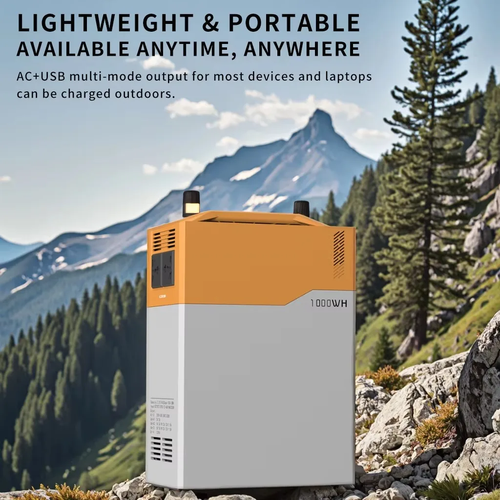 Wholesale Emergency Solar Energy System Backup 1000wh Portable 300w Lifepo4 Outdoor Camping Power Station Battery Generator