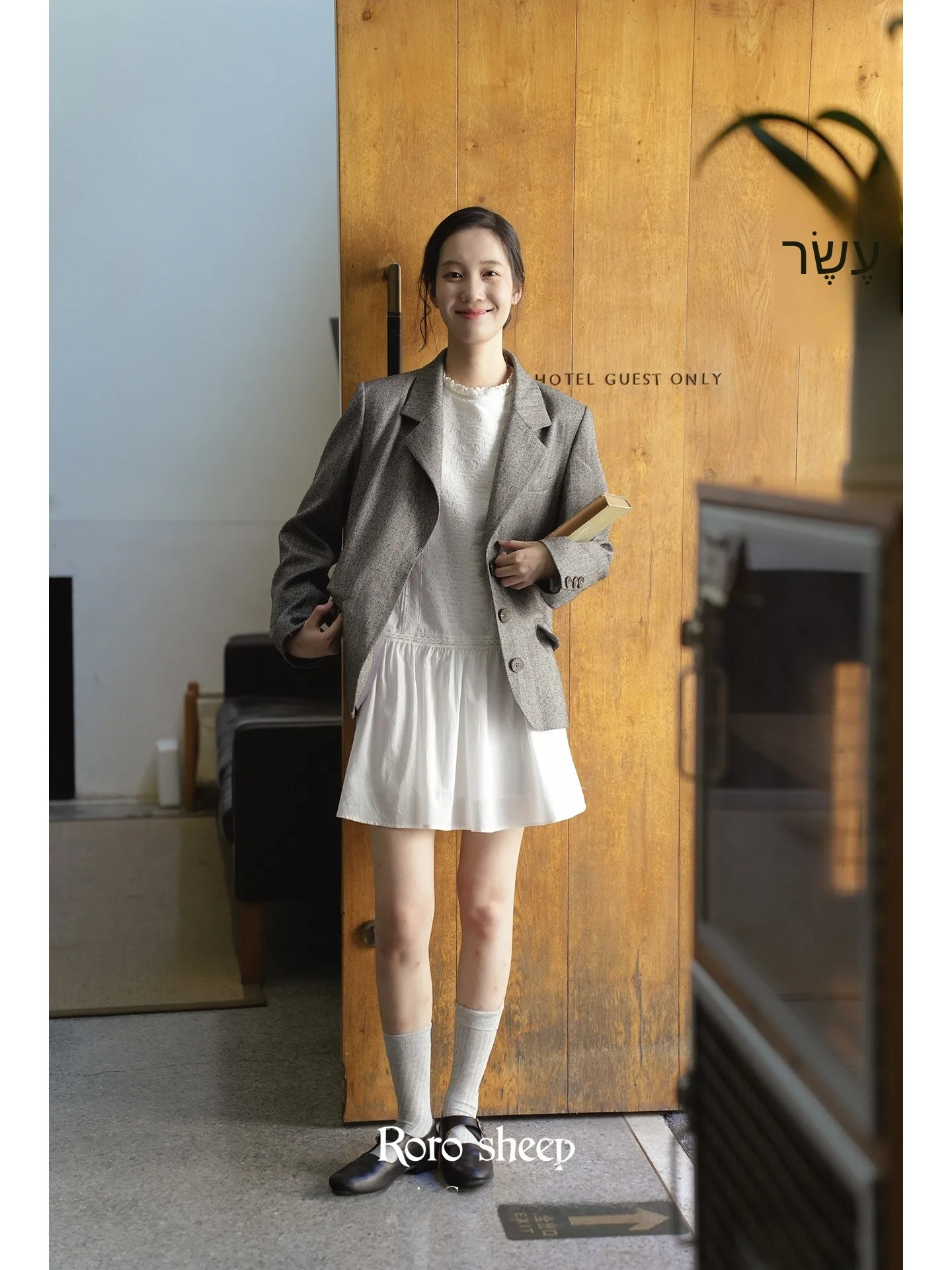 

Retro Classic Herringbone Pattern Turn-down Collar Suit Jaet Ele High-end Feel Women's Faion Polyester Fabric