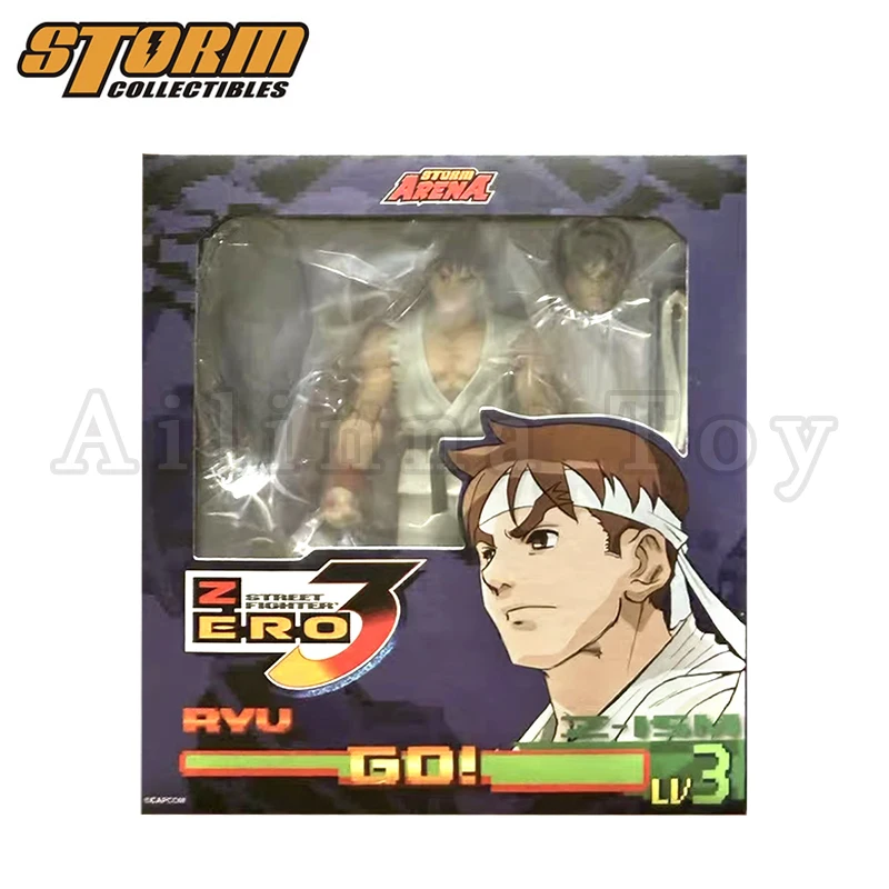 Storm ของสะสมของเล่น 1/12 7 นิ้ว Action Figure Street Fighter Alpha 3 Storm Arena Ryu อะนิเมะสําหรับของขวัญ