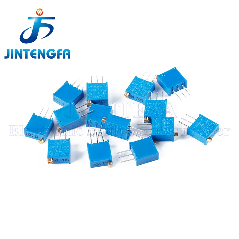 

10 шт. 3296W 101 201 501 102 202 502 103 3296 500R 1K 2K 5K 10K 20K 50K 100K 1M 100 500 Ом Регулируемый прецизионный потенциометр