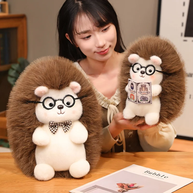 

Новая милая плюшевая игрушка-ежик (1 шт.), мягкая игрушка из фильма, очаровательная кукла-ежик, спутник для сна малыша, декор для комнаты, подарок на день рождения