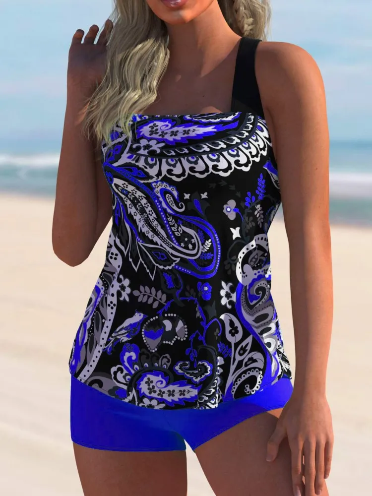 

L-5XL Plus Size High Waist Bikini Women's Push Up Large Size 3XL 4XL Swimsuit Summer Mujer Tummy Control Swimwear Bikini Sets