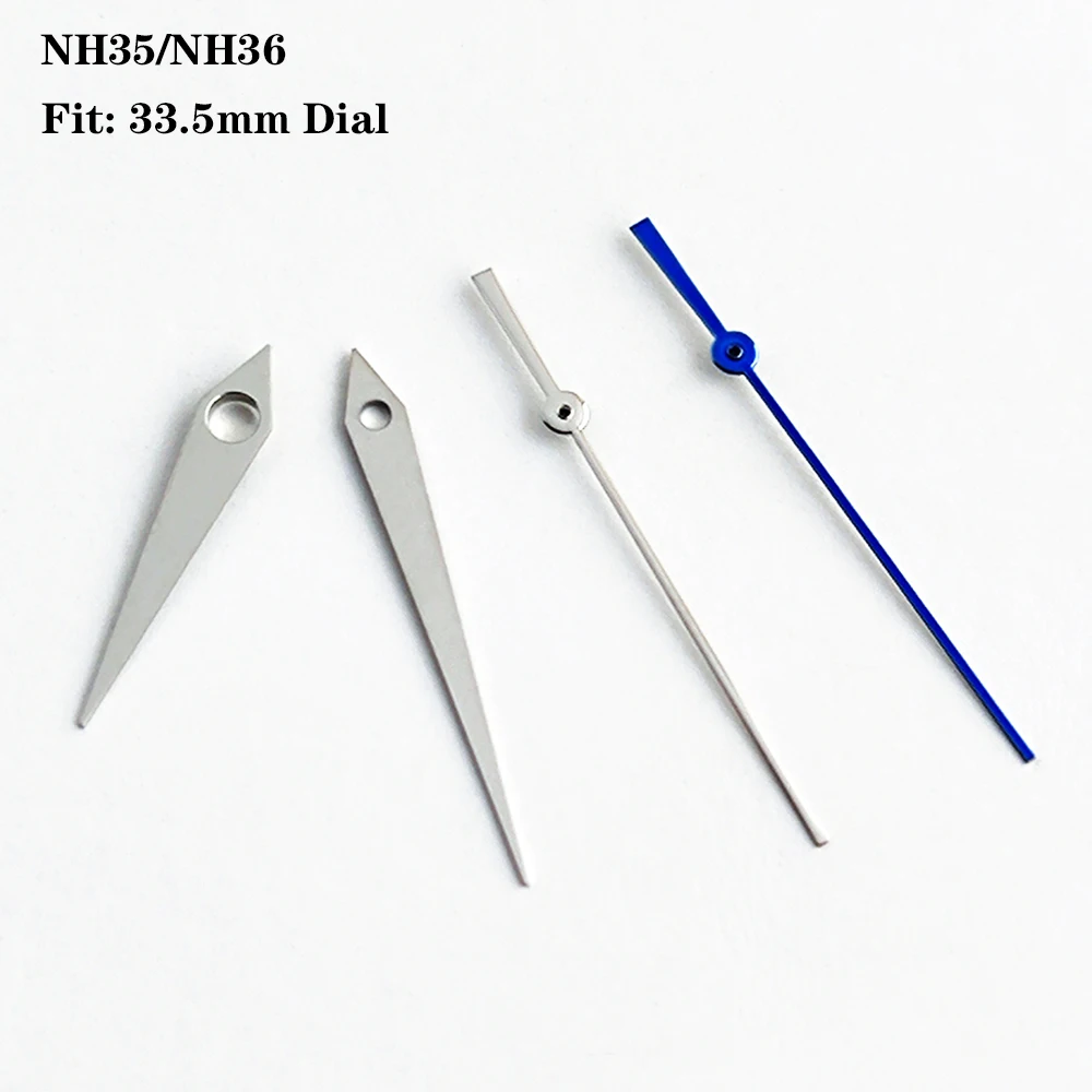 Watch Hands For NH35/NH36 Movement Watch Accessories High Quality Hands Fit GS Watch Installation 33.5 Dial Modified Hands