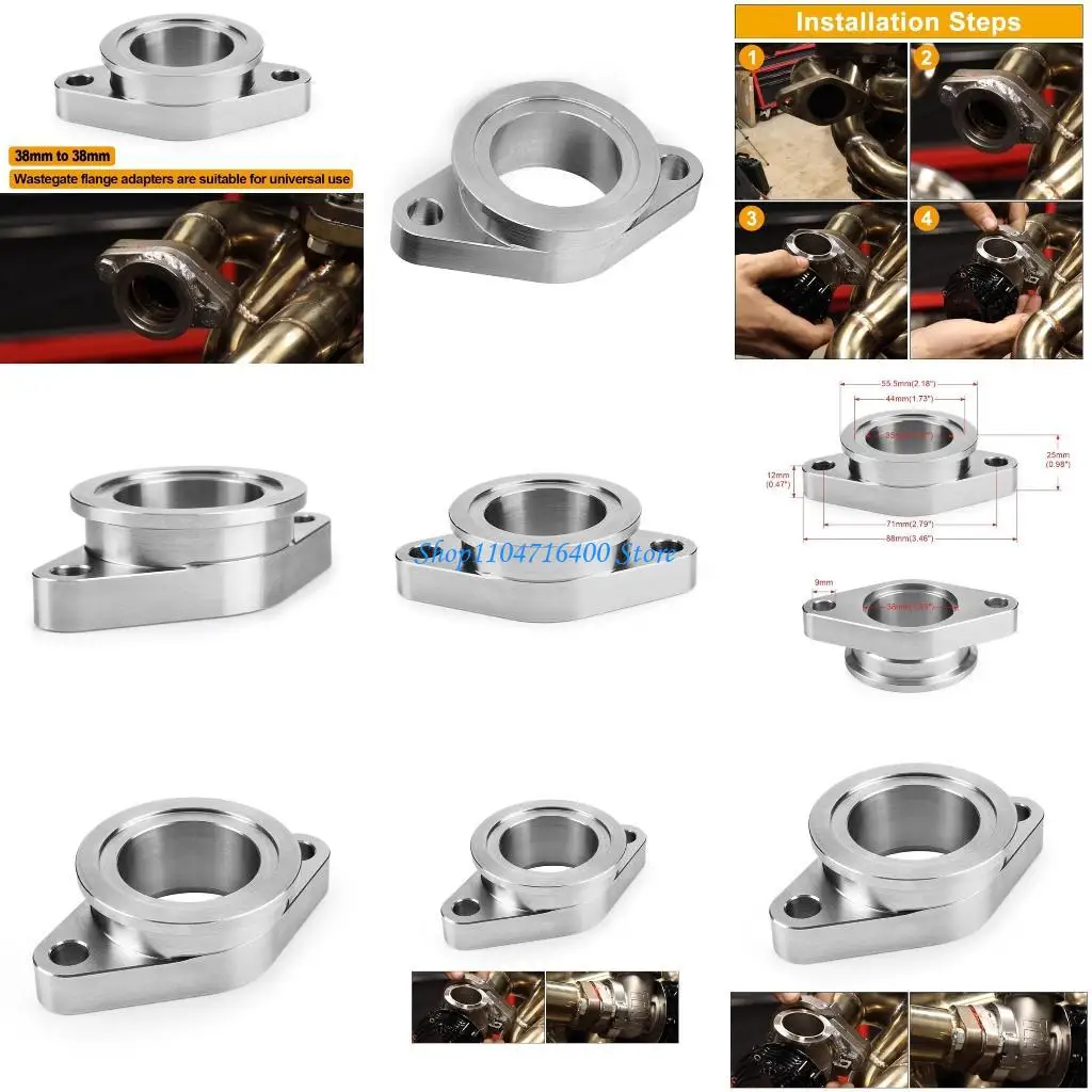 

y1gd 38mm to 38mm Flange Adapter Convenient Manifold Adapter for Car Modifications